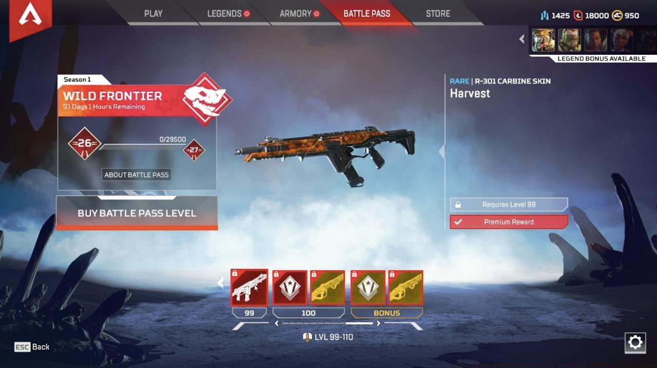 R-301 Carbine -- Harvest